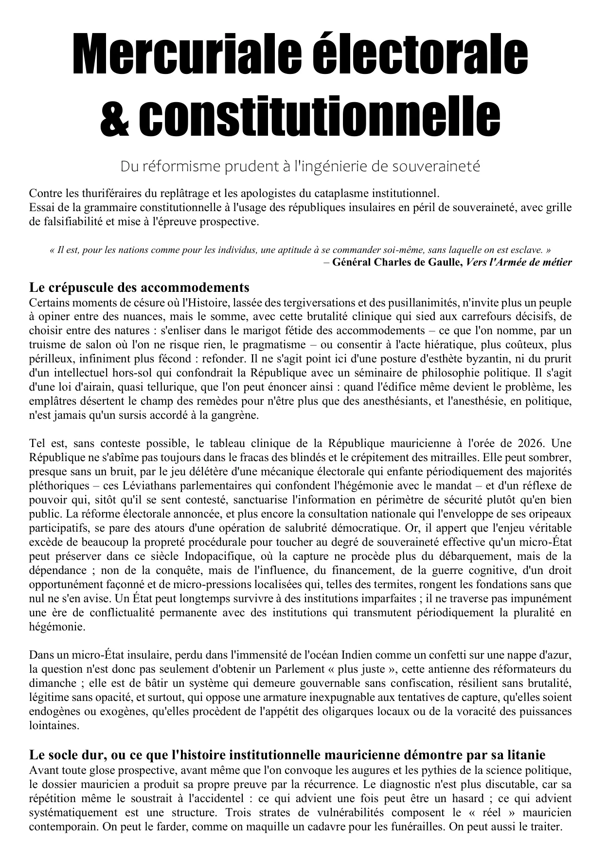 Couverture — Mercuriale électorale et constitutionnelle