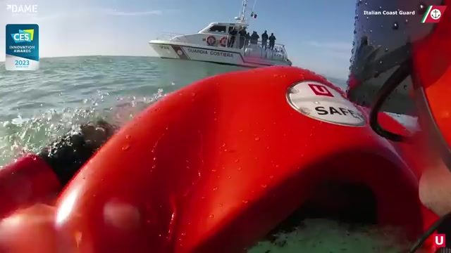 Image extraite de la démonstration de sauvetage U SAFE